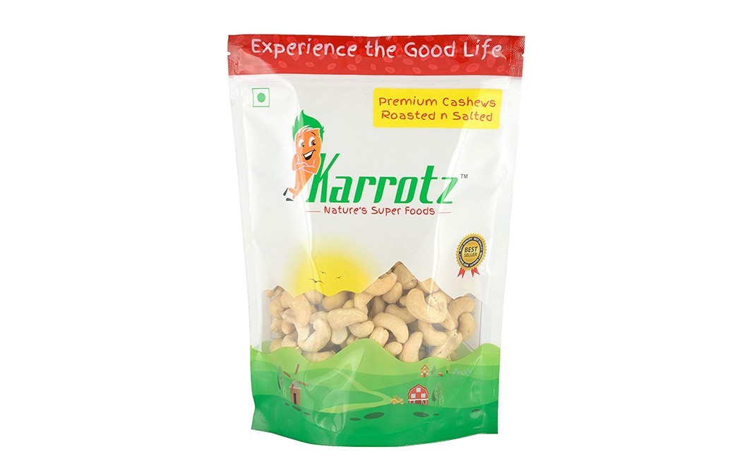 Karrotz Premium Cashews Roasted n Salted   Pack  340 grams